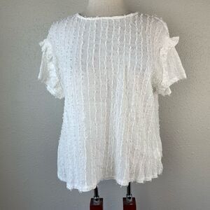 Ellison White Top Size L EUC
